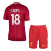 Conjunto (Camiseta+Pantalón Corto) Liverpool Gakpo 18 Primera Equipación 2024-25 - Niño